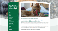 Desktop Screenshot of highgate-vets.co.uk